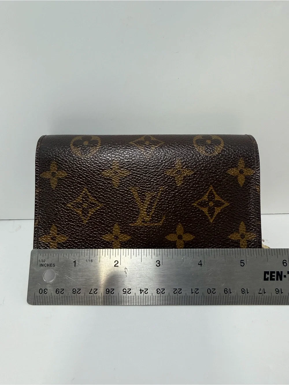 Louis Vuitton Monogram Canvas Long Wallet - Brown and Gold